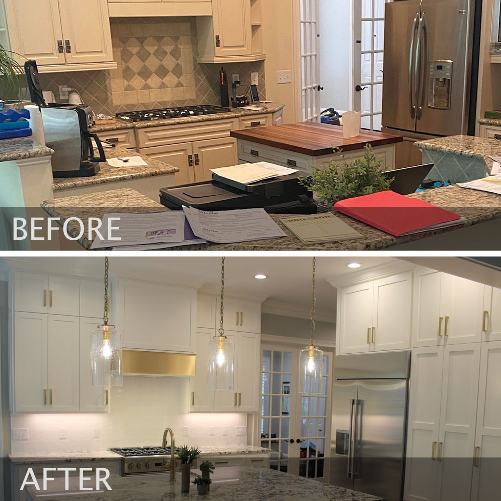 Before After Kitchen
